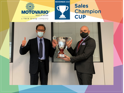 PAOLO BISI AWARDED NOVEMBER SALES CHAMPIONS CUP!