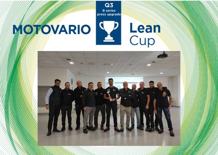 Lean Cup Q3 2023 : capacité de production des réducteurs orthogonaux augmentée de 75 %