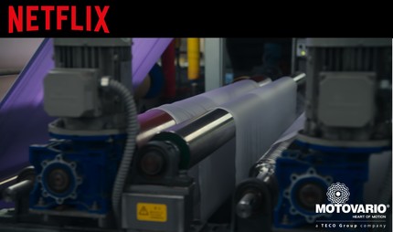  Motovario gear reducers conquer Netflix: special appearance in 