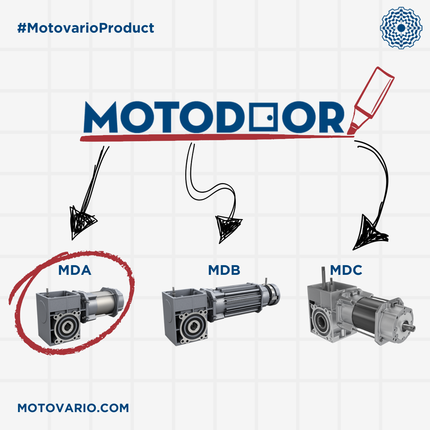 Motodoor MDA is the first standard solution designed specifically for the industrial door industry