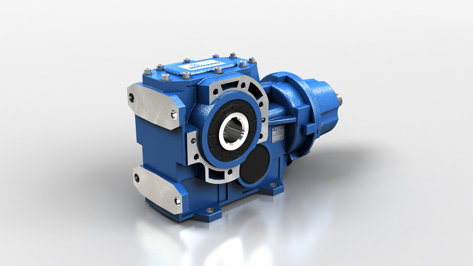 Helical Bevel Gear Reducers - Cast Iron B - IB - PB - CB | Motovario Group